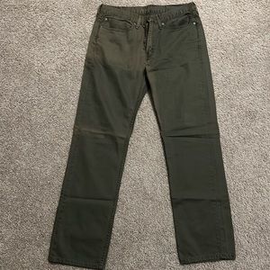 34x32 Olive Levi Strauss 514 jeans (EUC)